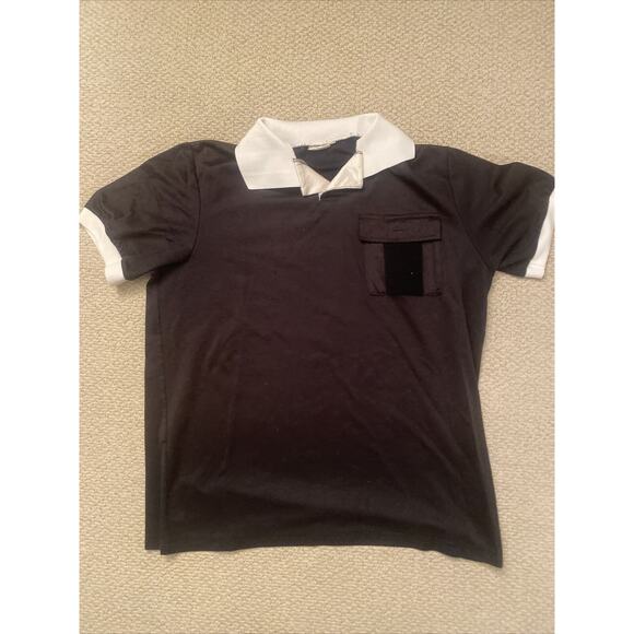 Black High 5 Referee Jersey Size Large With Front Pocket - Picture 1 of 2